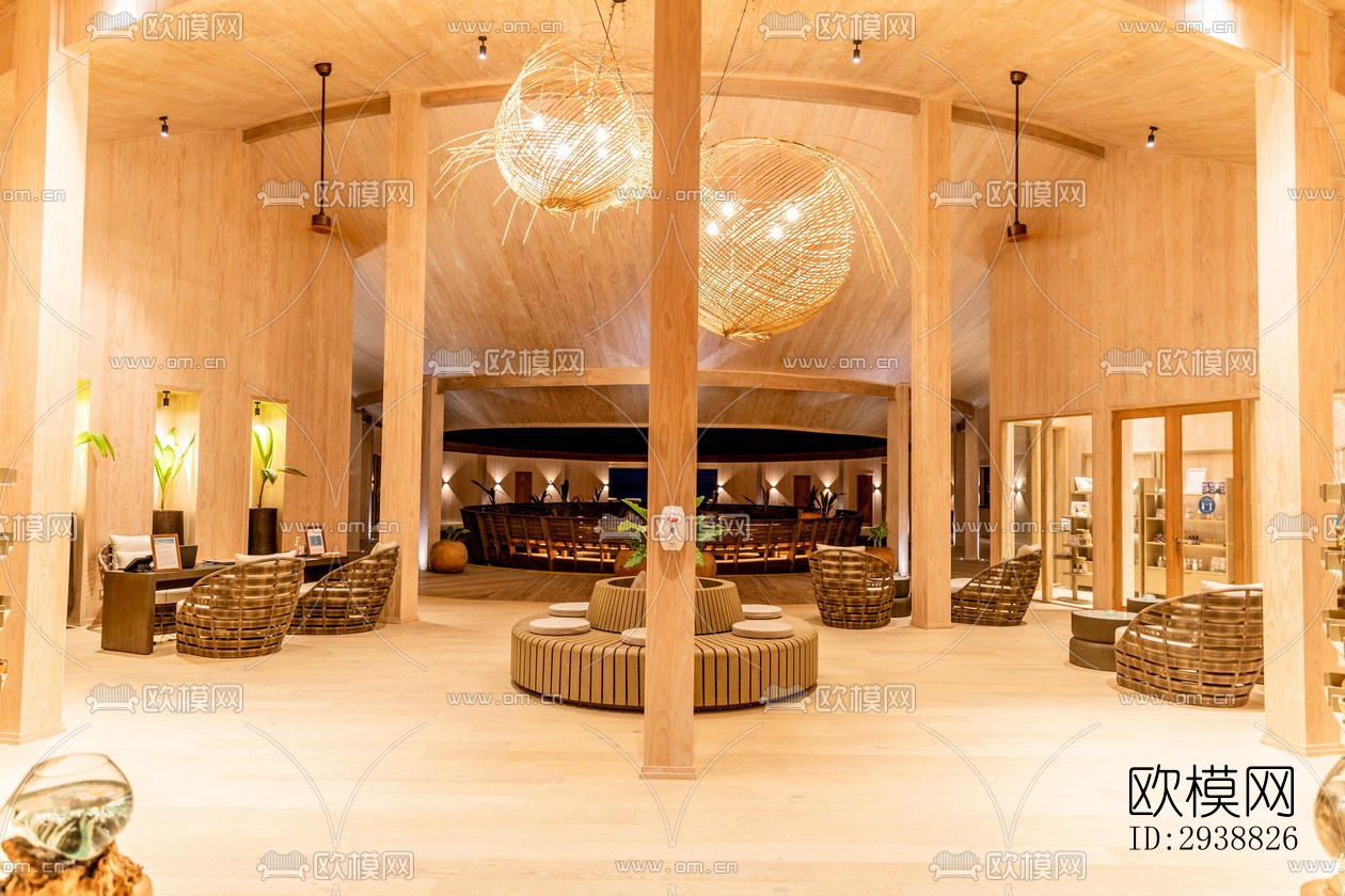 东南亚酒店民宿效果图下载（渲染图9）