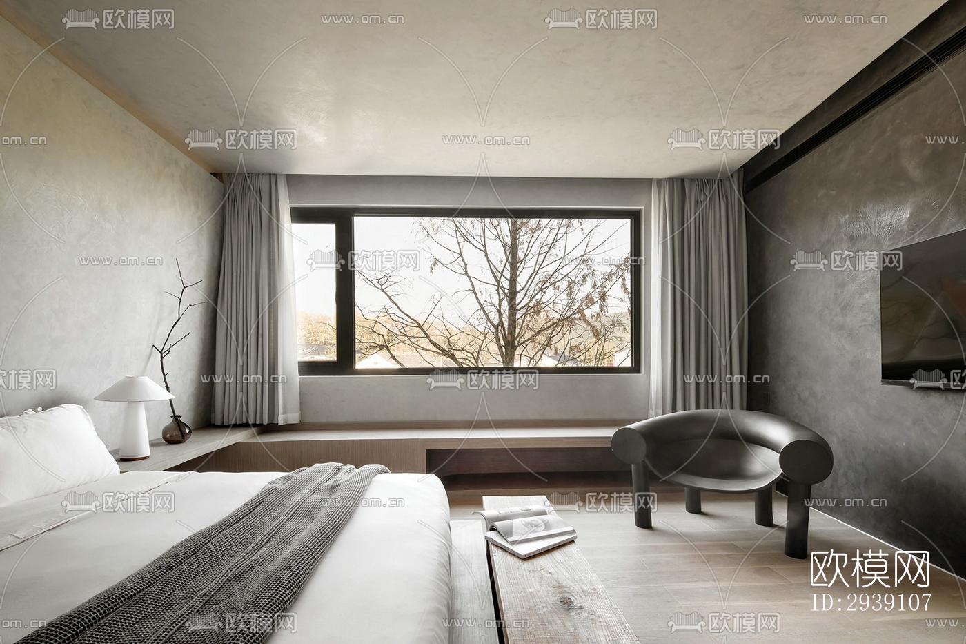 北欧酒店民宿效果图下载（渲染图10）