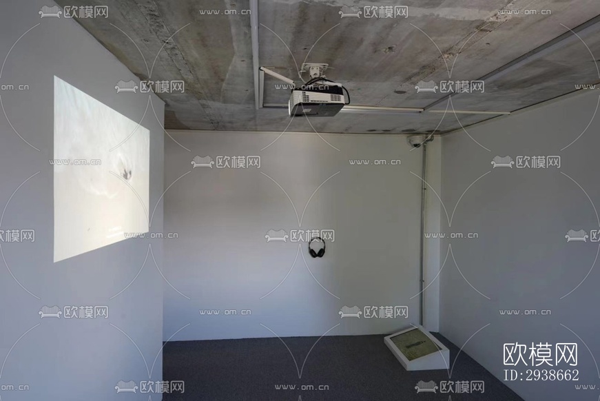 现代展览展厅效果图下载(渲染图3)