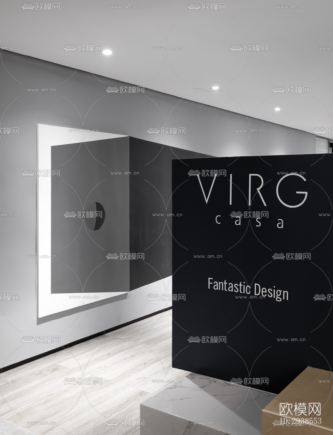 工业风展览展厅效果图下载（渲染图10）