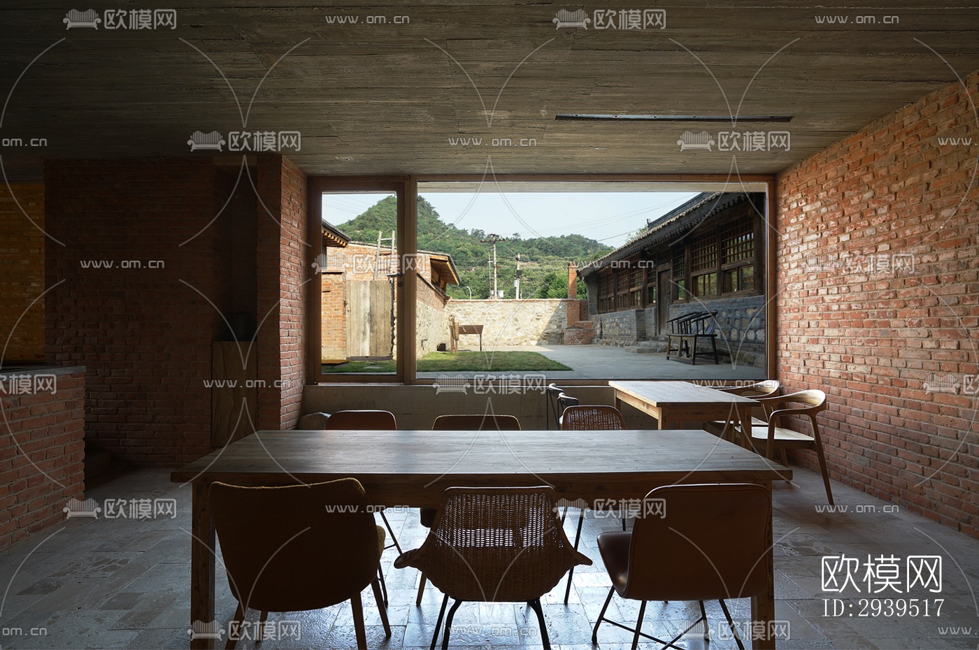 现代酒店民宿效果图下载（渲染图8）