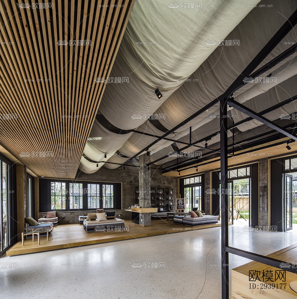 北欧酒店民宿效果图下载（渲染图15）