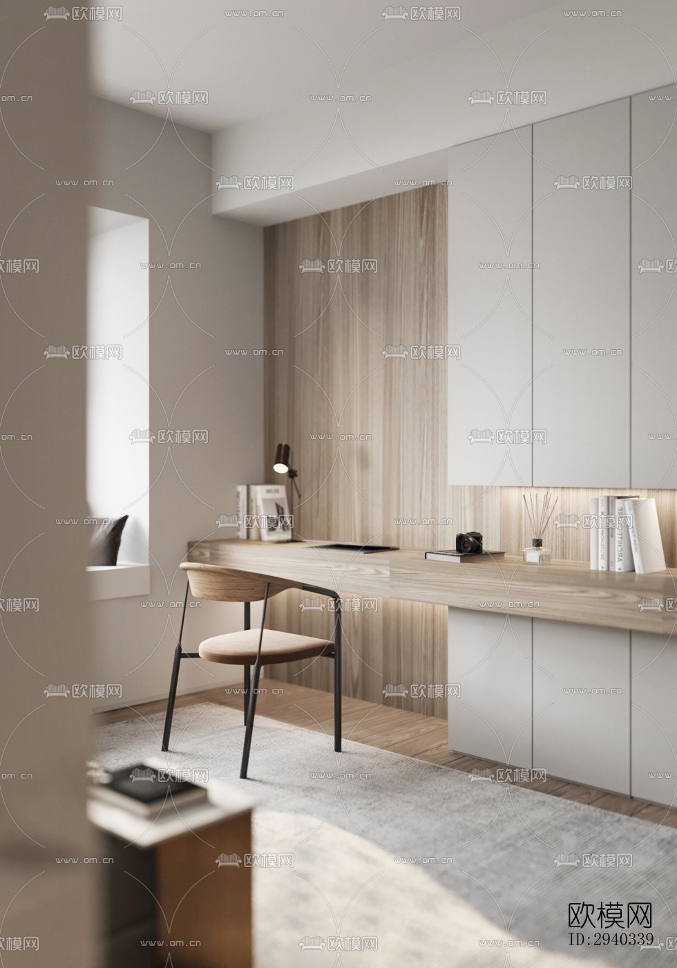 现代平层效果图下载（渲染图6）