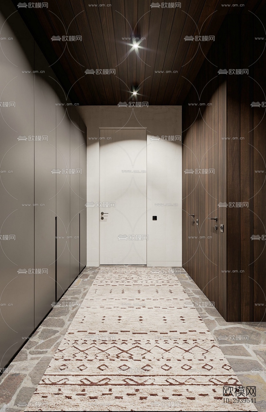 现代酒店民宿效果图下载（渲染图20）