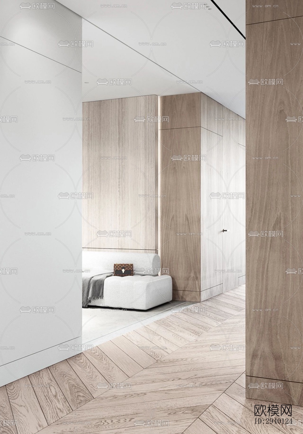 北欧平层效果图下载（渲染图4）