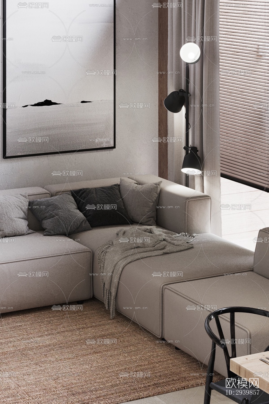 北欧别墅效果图下载（渲染图5）