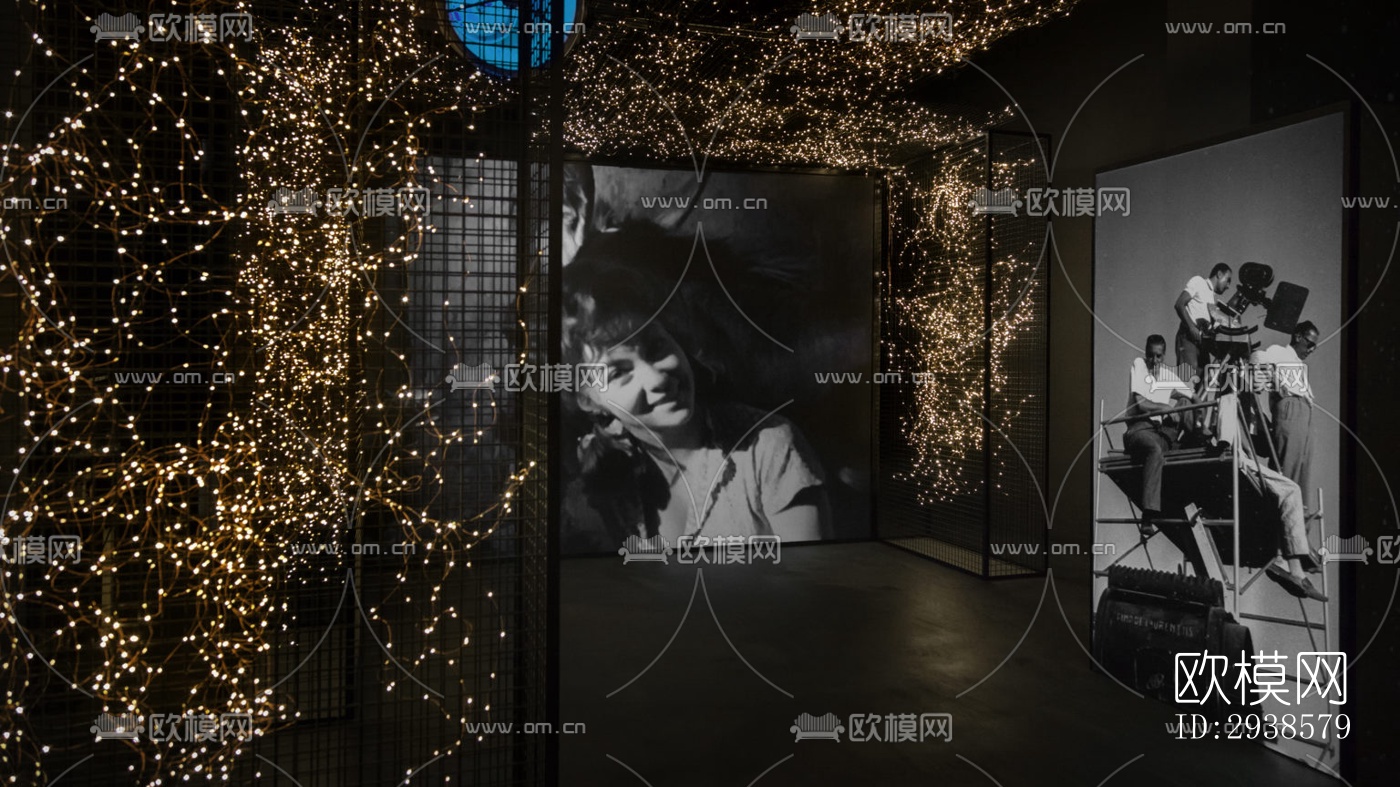 工业风展览展厅效果图下载（渲染图12）