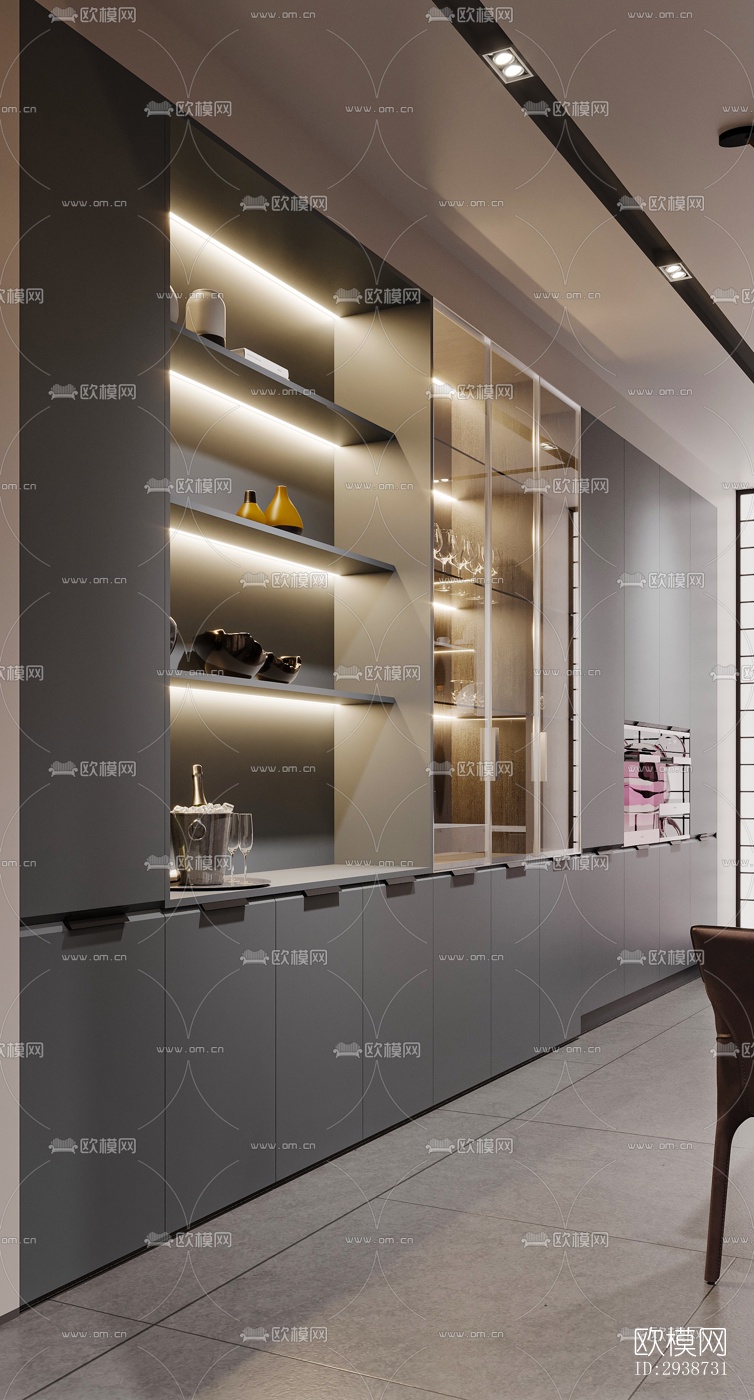 现代展览展厅效果图下载（渲染图10）