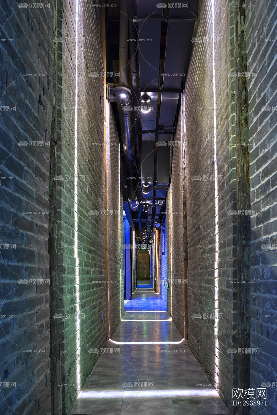 中式酒店民宿效果图下载（渲染图11）