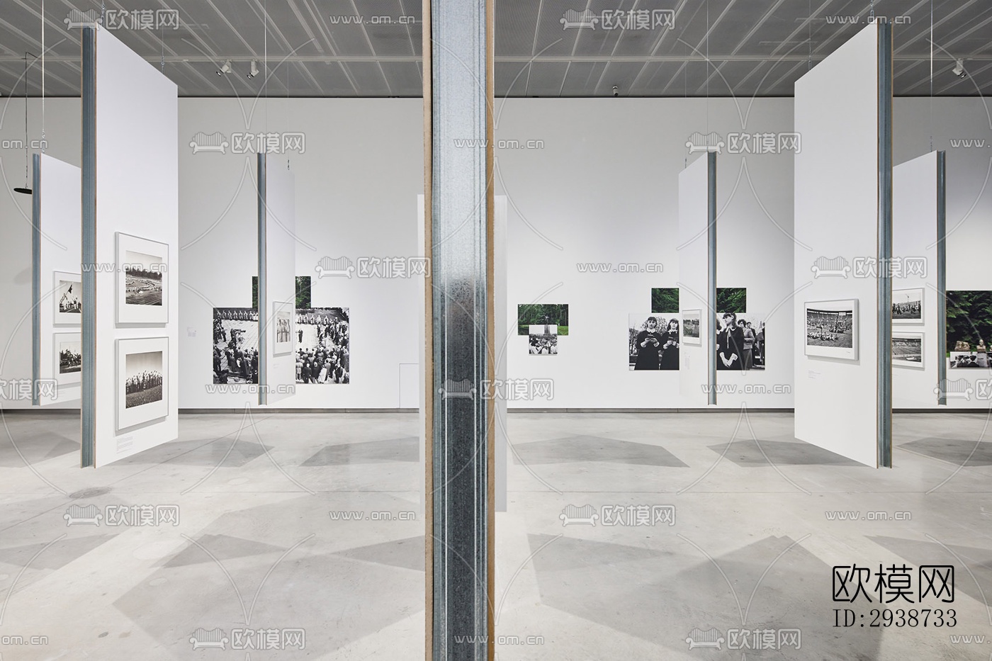 现代展览展厅效果图下载（渲染图13）