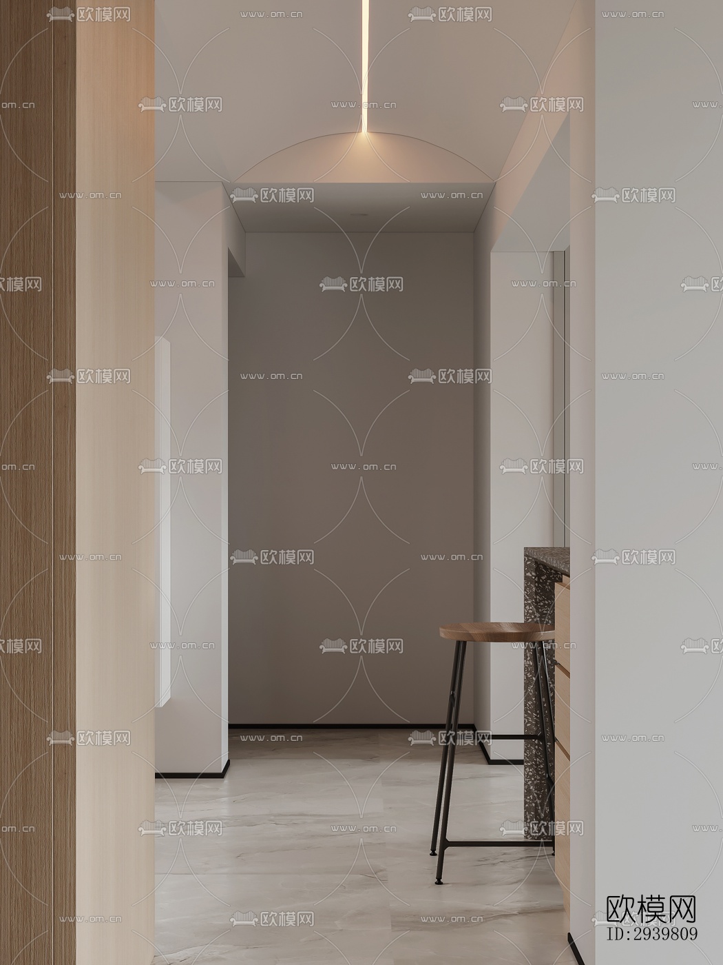 北欧公寓效果图下载（渲染图8）