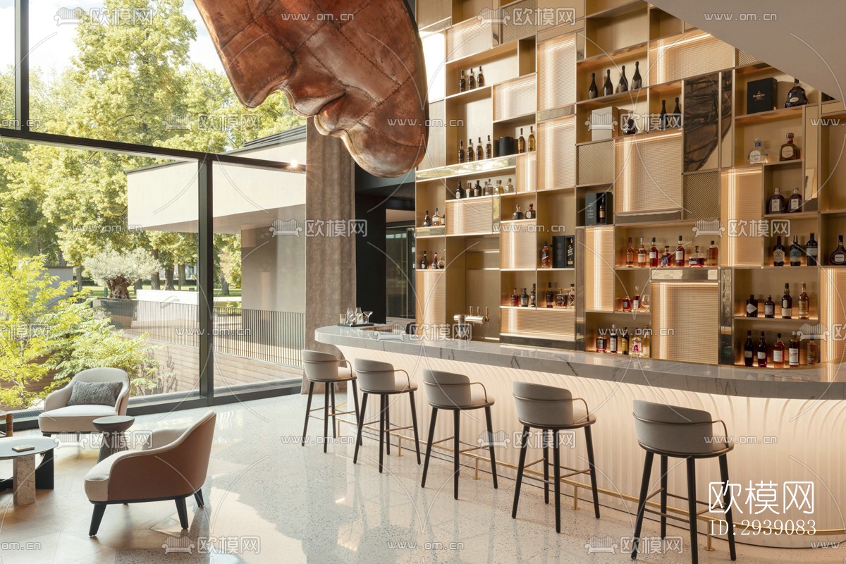 北欧酒店民宿效果图下载（渲染图16）