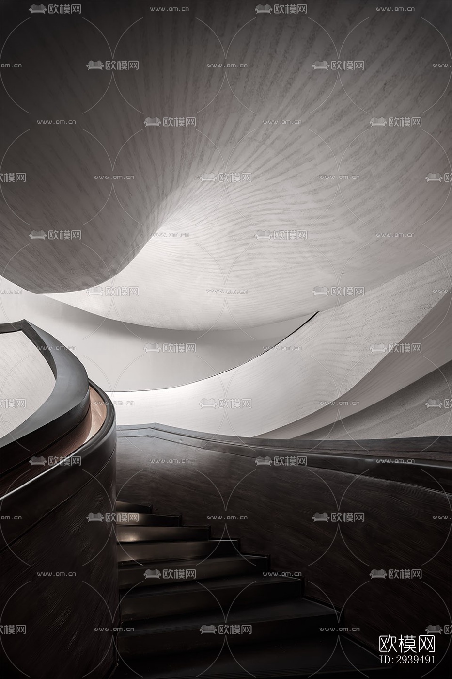 现代酒店民宿效果图下载（渲染图12）