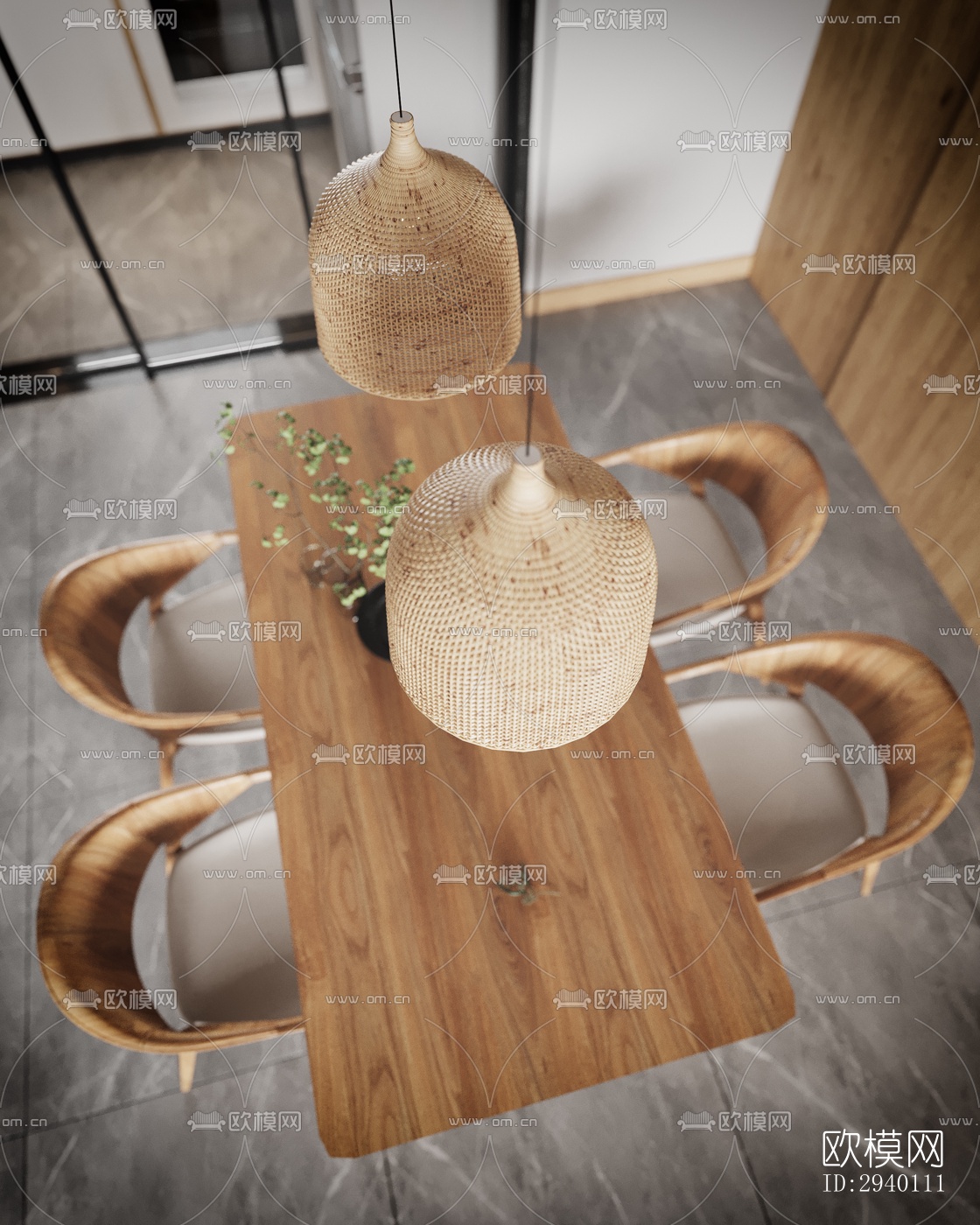 北欧平层效果图下载（渲染图13）