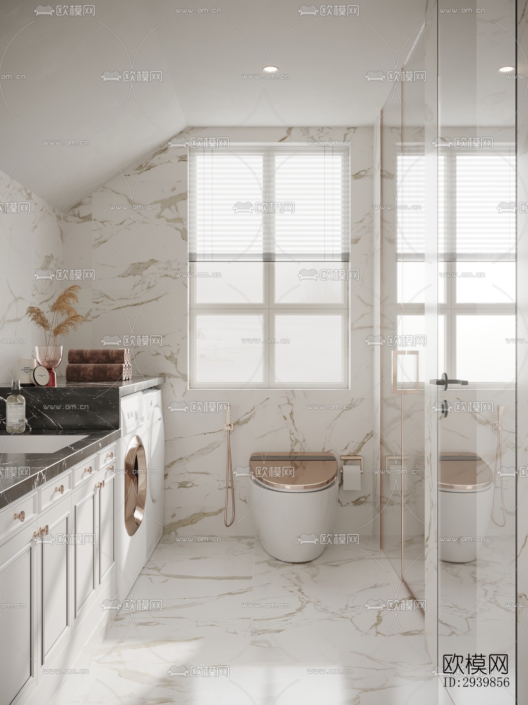 侘寂别墅效果图下载（渲染图3）