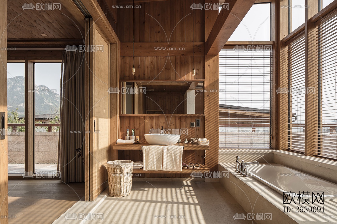 北欧酒店民宿效果图下载（渲染图12）