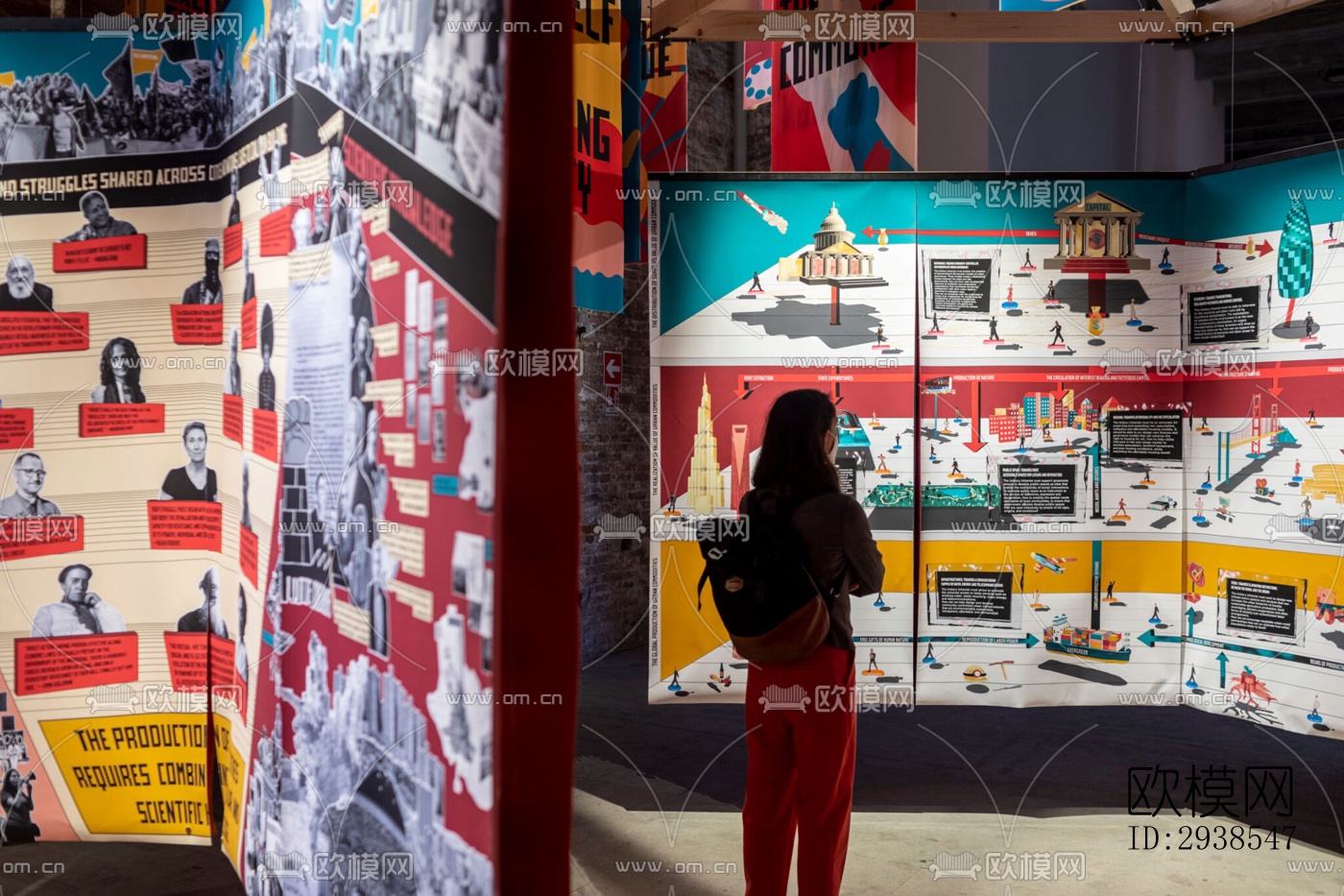 工业风展览展厅效果图下载（渲染图5）