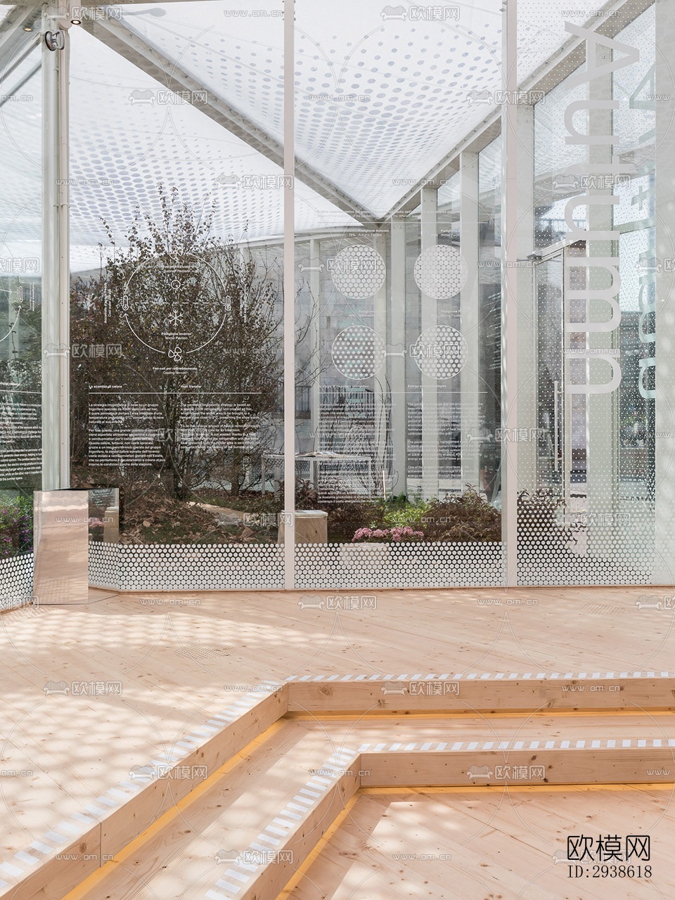 法式展览展厅效果图下载（渲染图5）