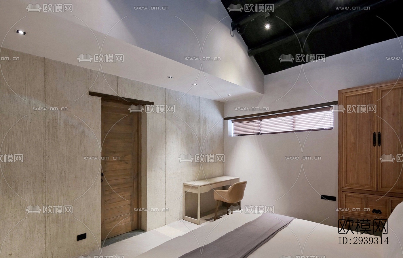 新中式酒店民宿效果图下载（渲染图18）