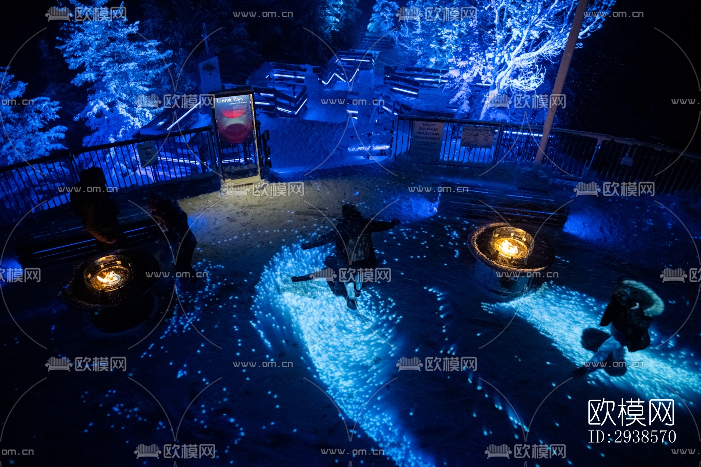 工业风展览展厅效果图下载（渲染图11）