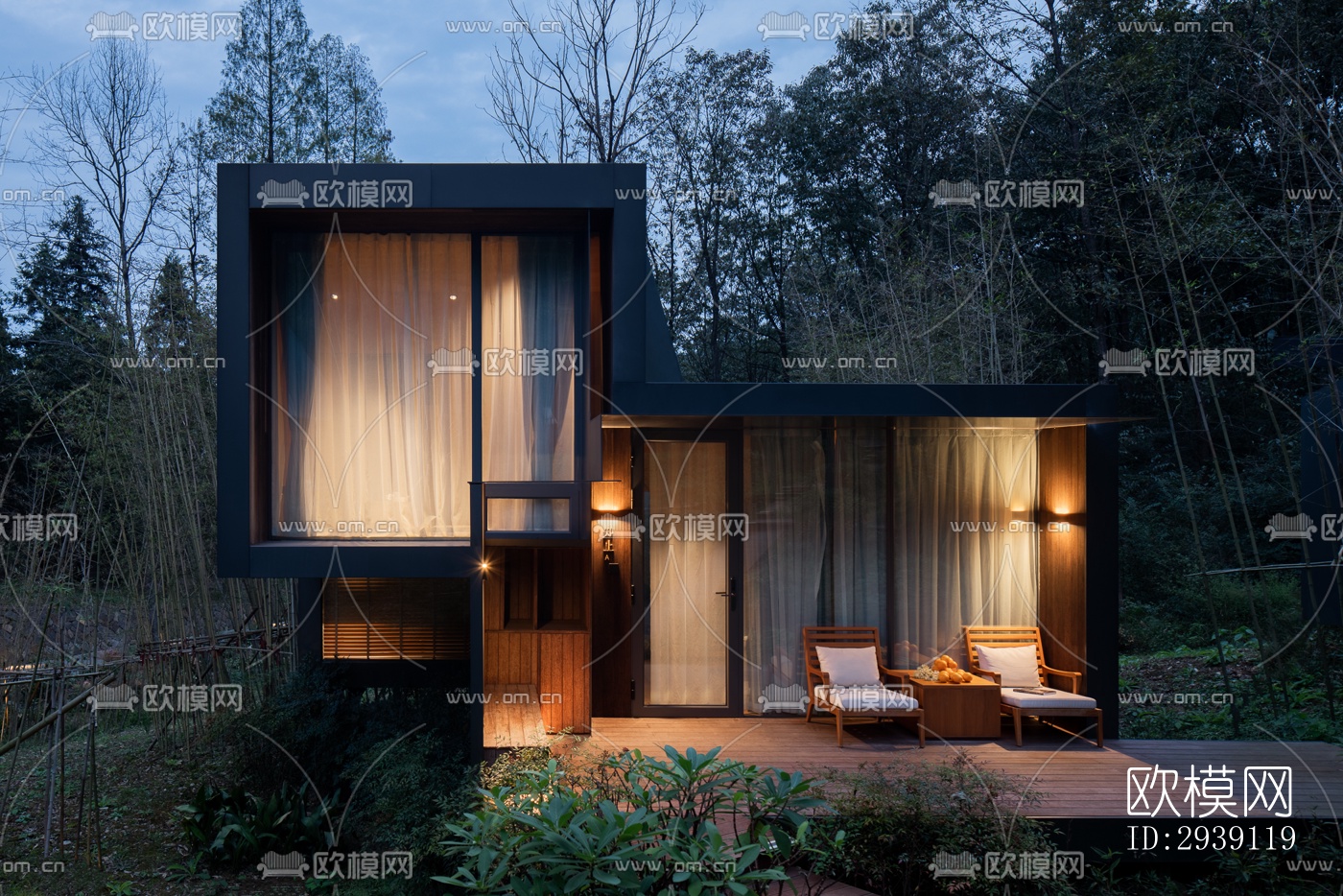 北欧酒店民宿效果图下载（渲染图7）