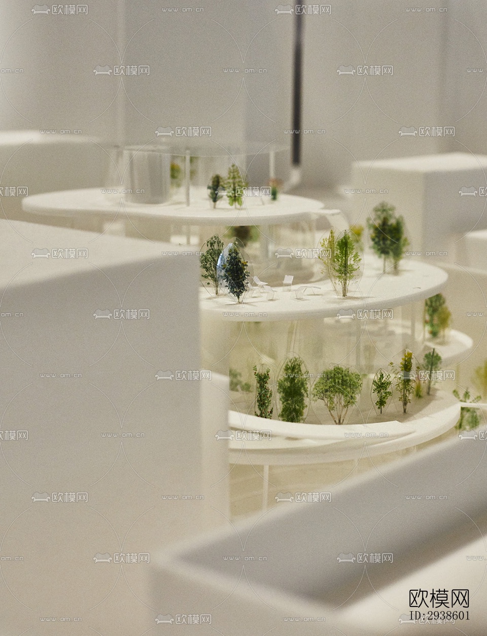 工业风展览展厅效果图下载（渲染图13）