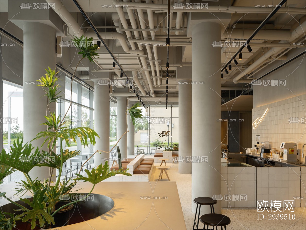 现代酒店民宿效果图下载（渲染图3）