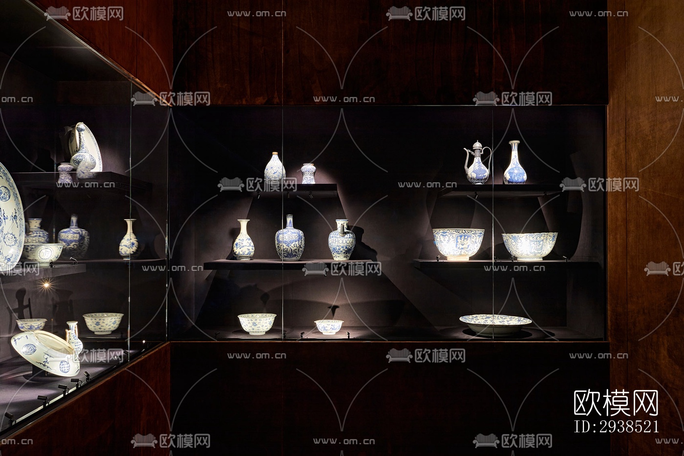 侘寂展览展厅效果图下载（渲染图5）