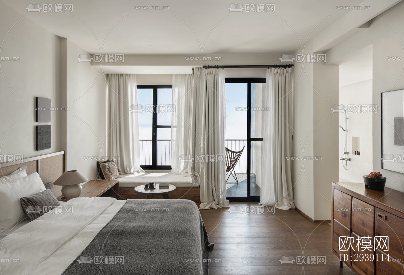 北欧酒店民宿效果图下载（渲染图9）