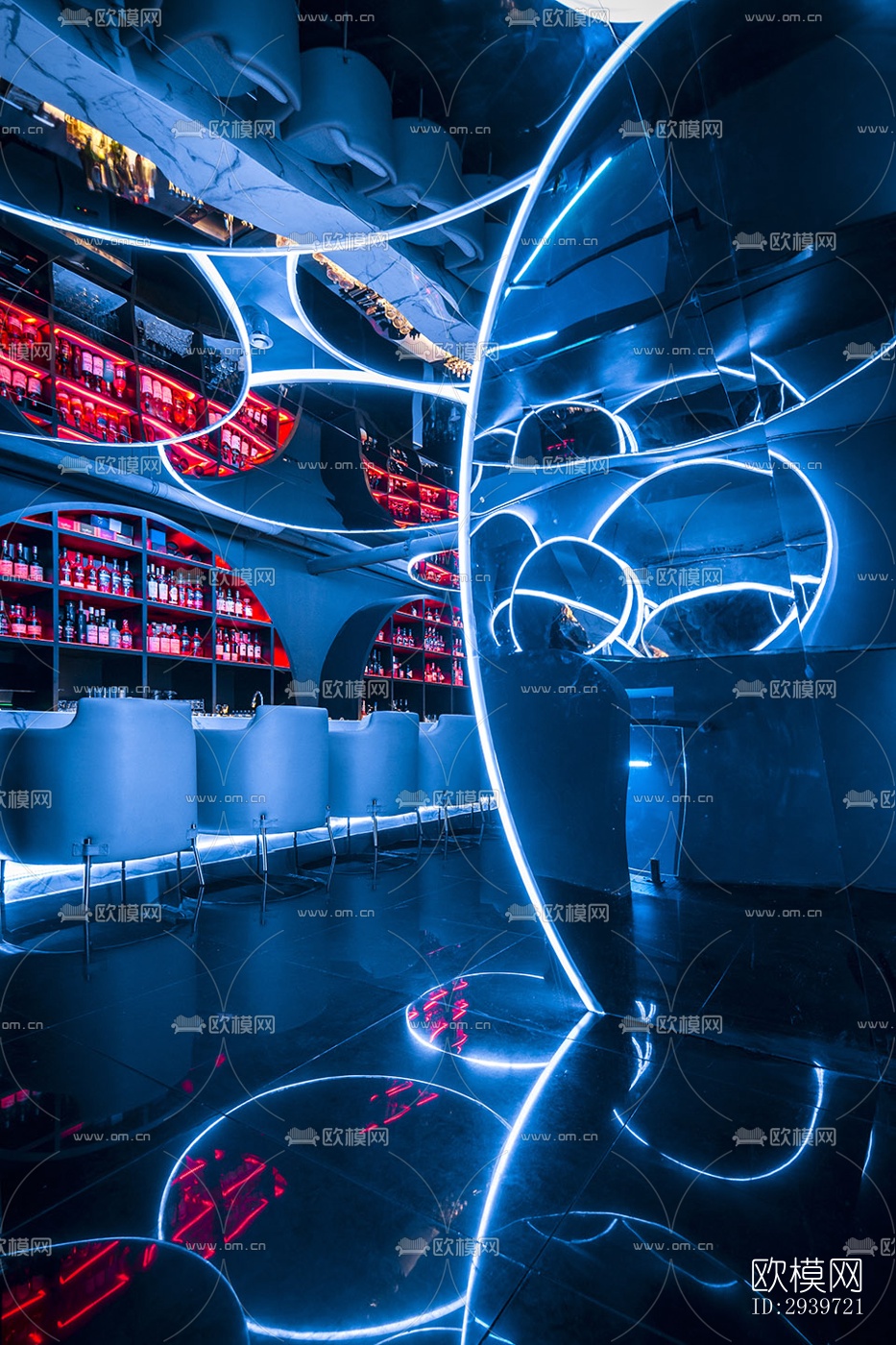 工业风酒吧效果图下载（渲染图5）
