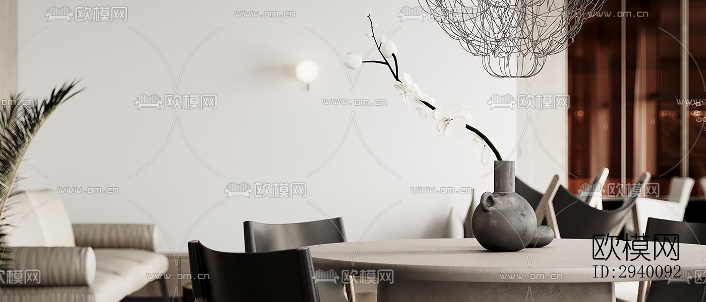 北欧平层效果图下载（渲染图7）