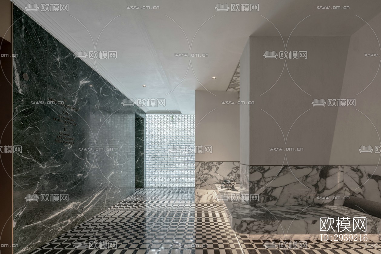 后现代酒店民宿效果图下载（渲染图2）