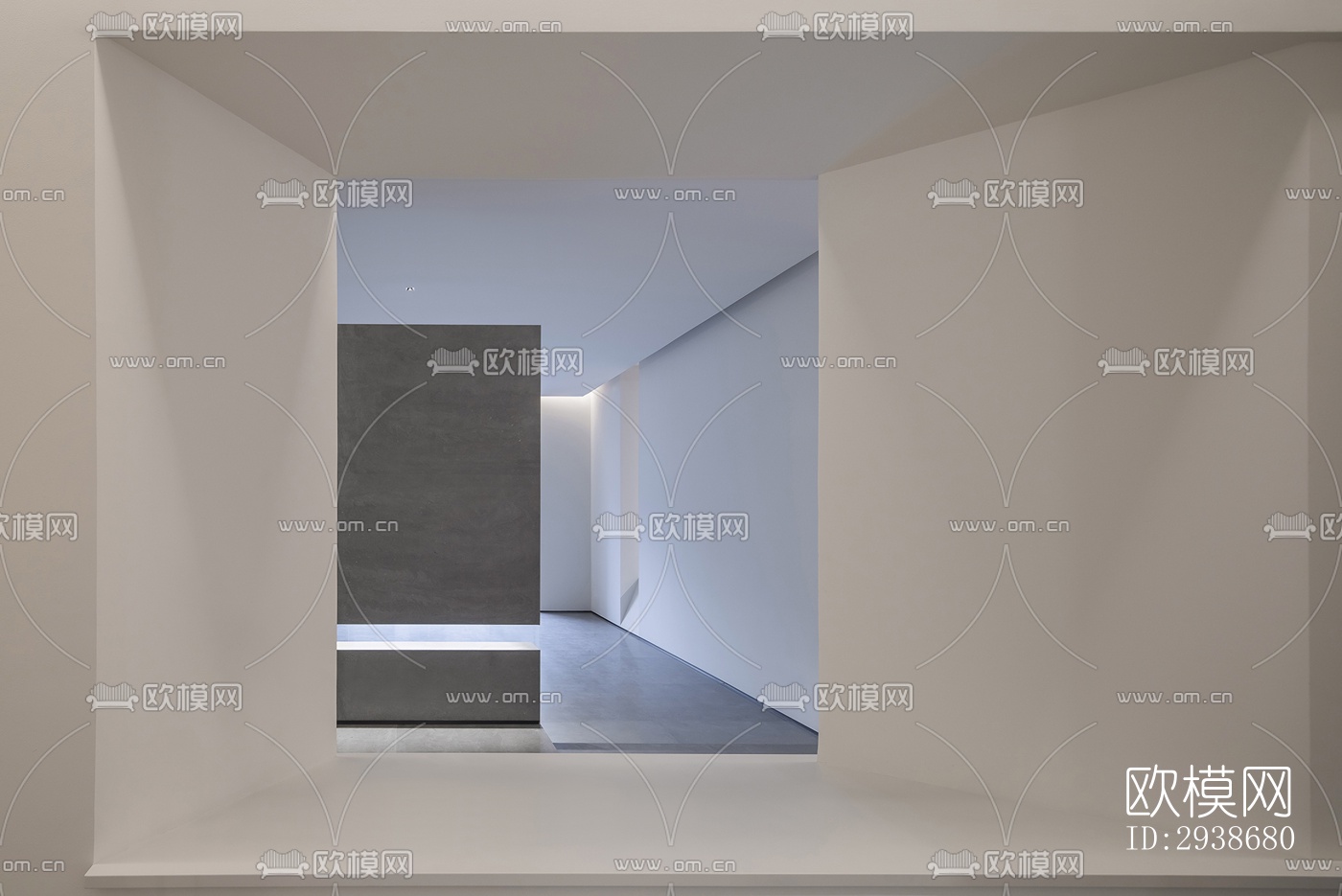 现代展览展厅效果图下载（渲染图7）