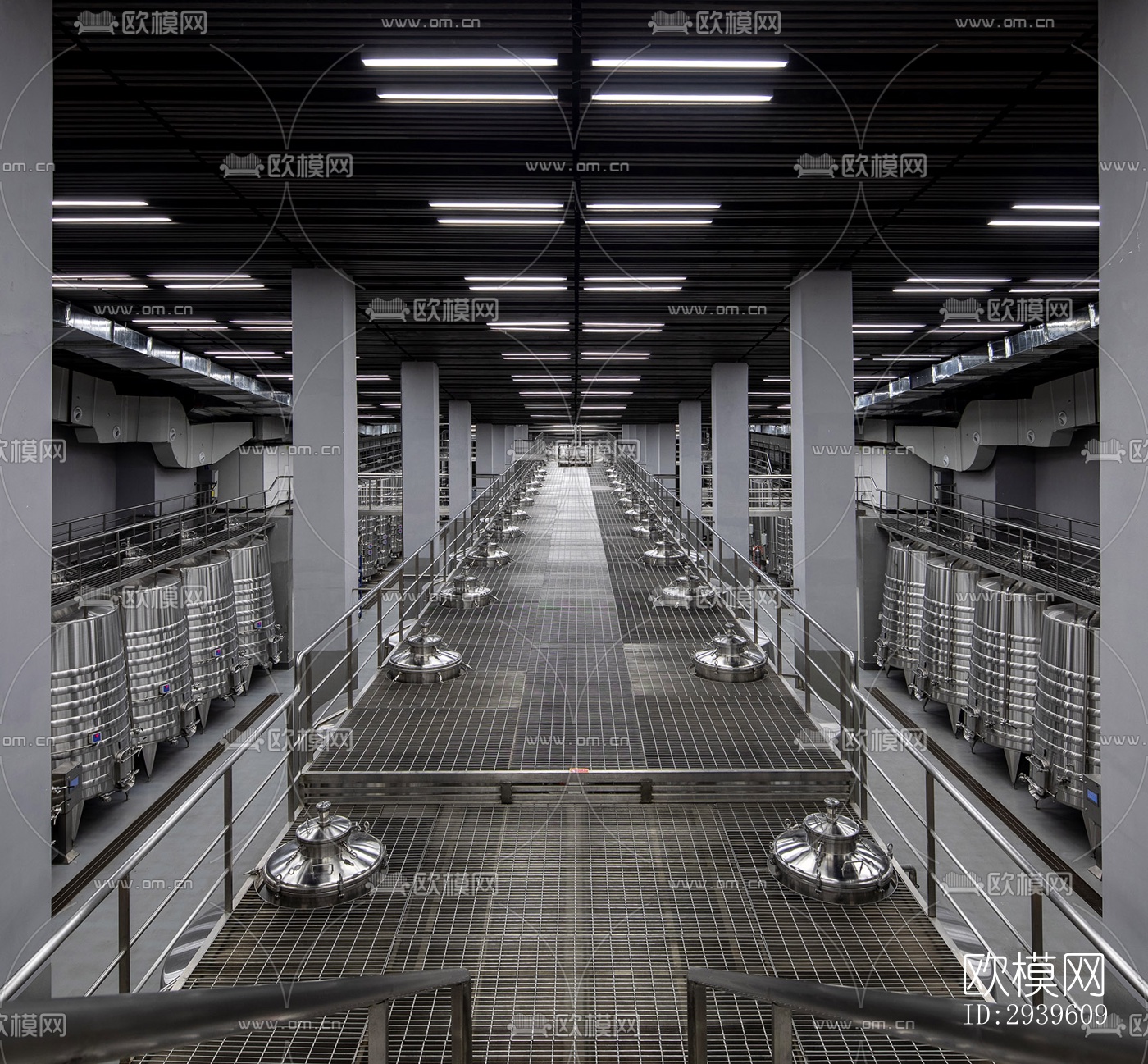 现代酒店民宿效果图下载（渲染图14）