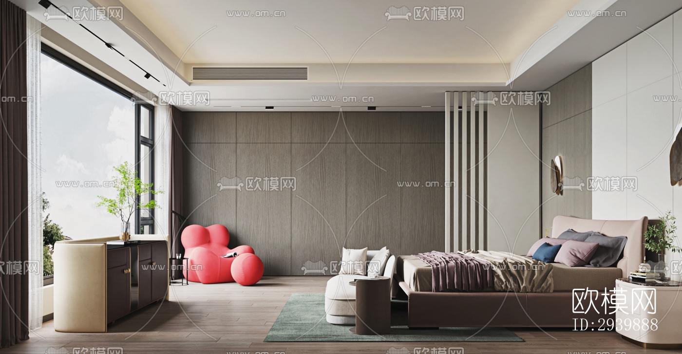 现代别墅效果图下载（渲染图16）