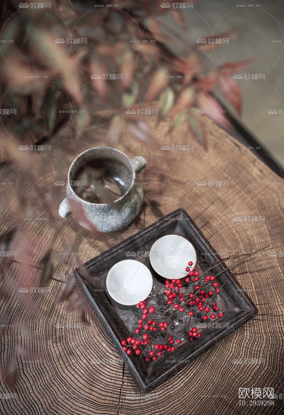 新中式酒店民宿效果图下载（渲染图10）