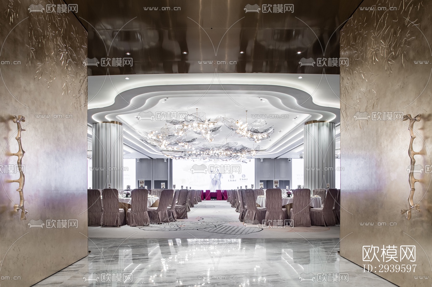 现代酒店民宿效果图下载（渲染图1）