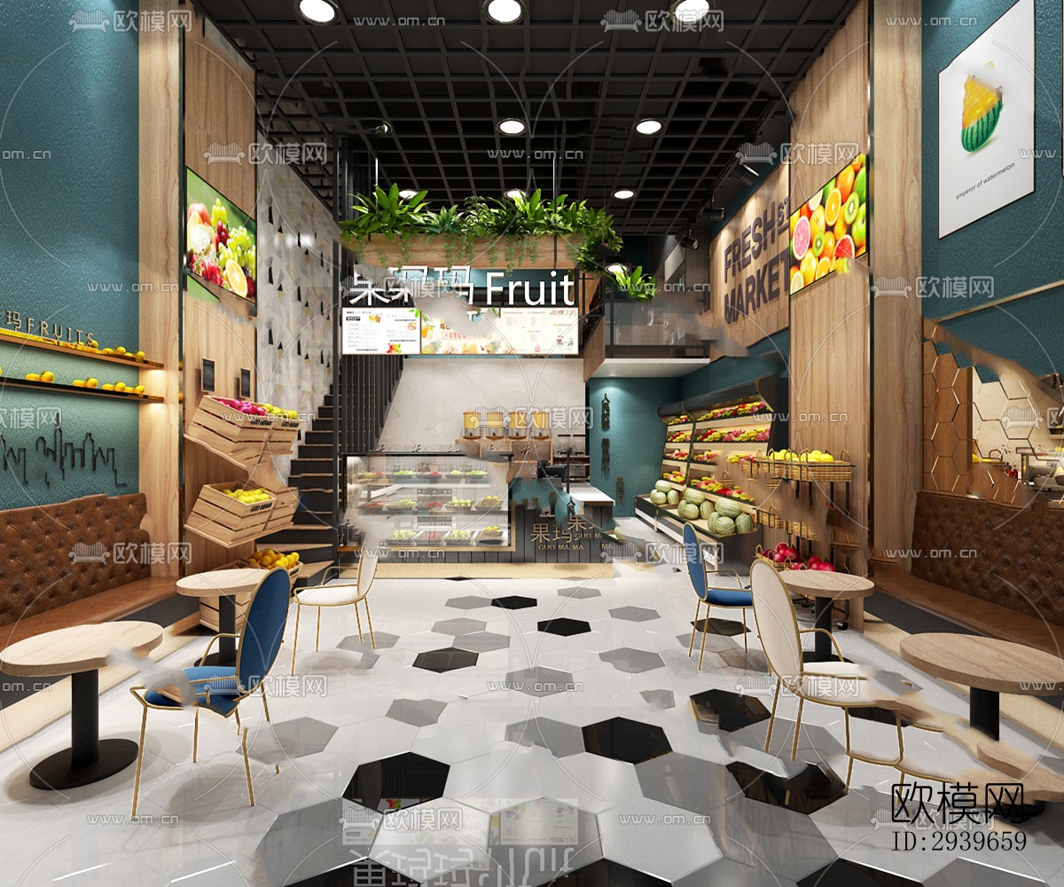 现代零售店铺效果图下载（渲染图15）