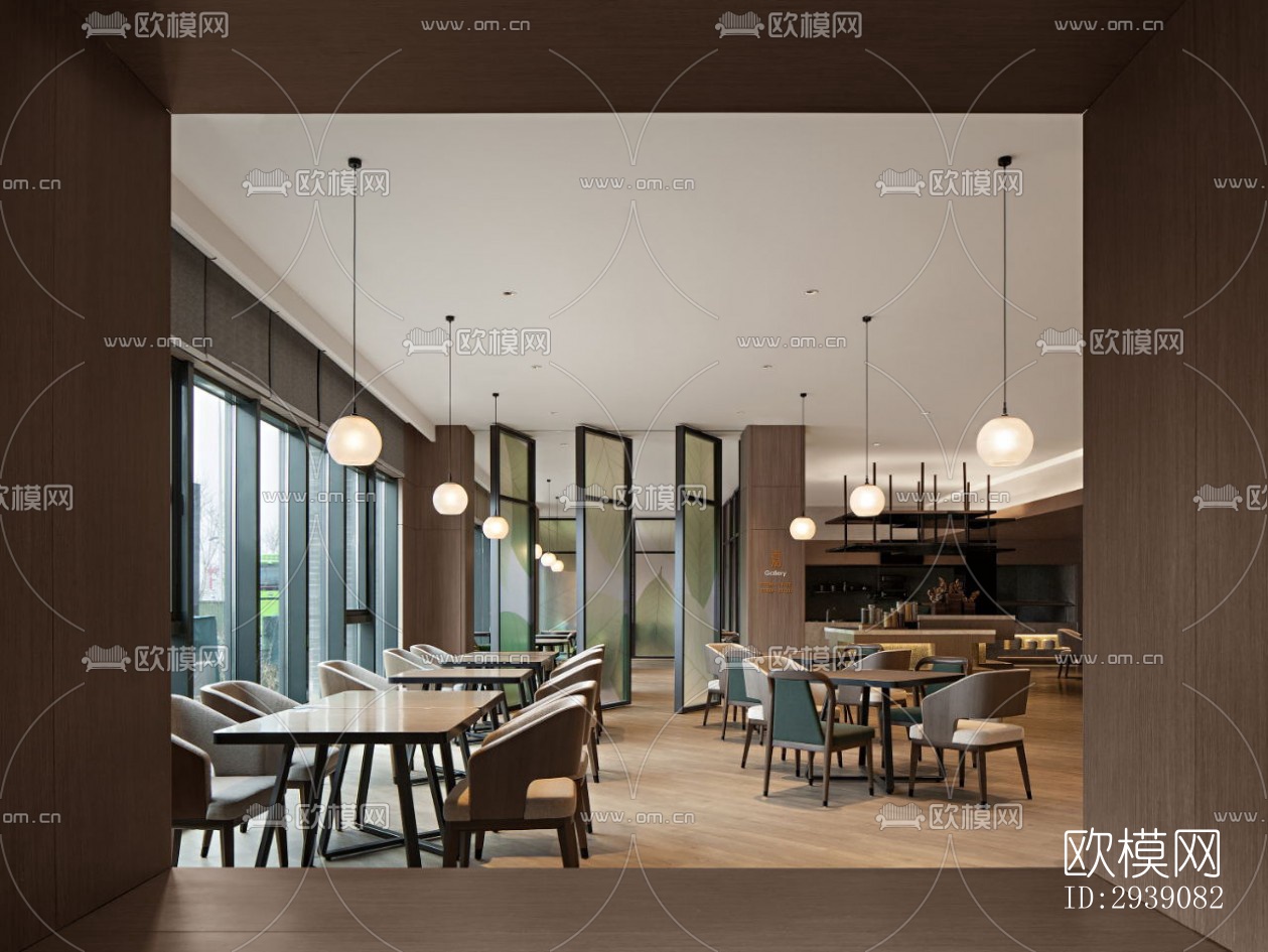 北欧酒店民宿效果图下载（渲染图12）