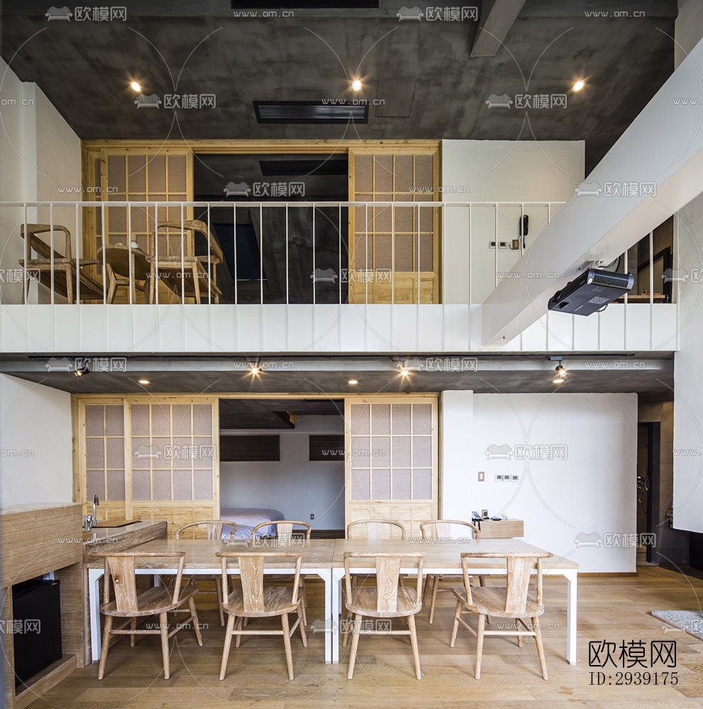 北欧酒店民宿效果图下载（渲染图8）