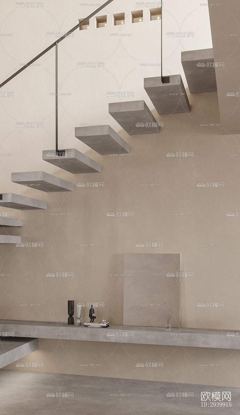 侘寂复式效果图下载（渲染图7）