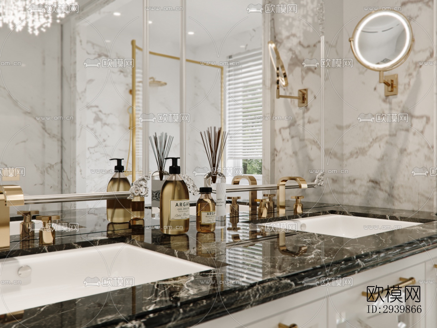 法式别墅效果图下载（渲染图7）