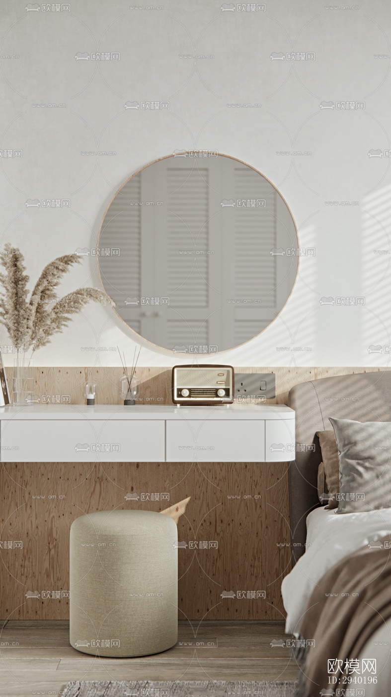 日式平层效果图下载（渲染图2）