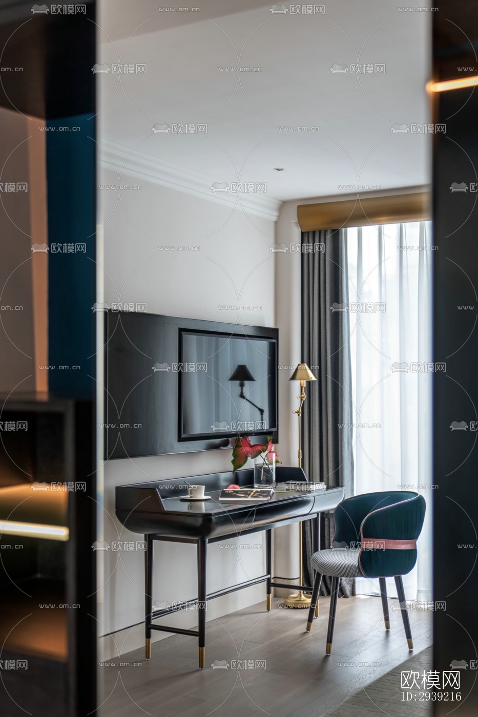 后现代酒店民宿效果图下载（渲染图17）