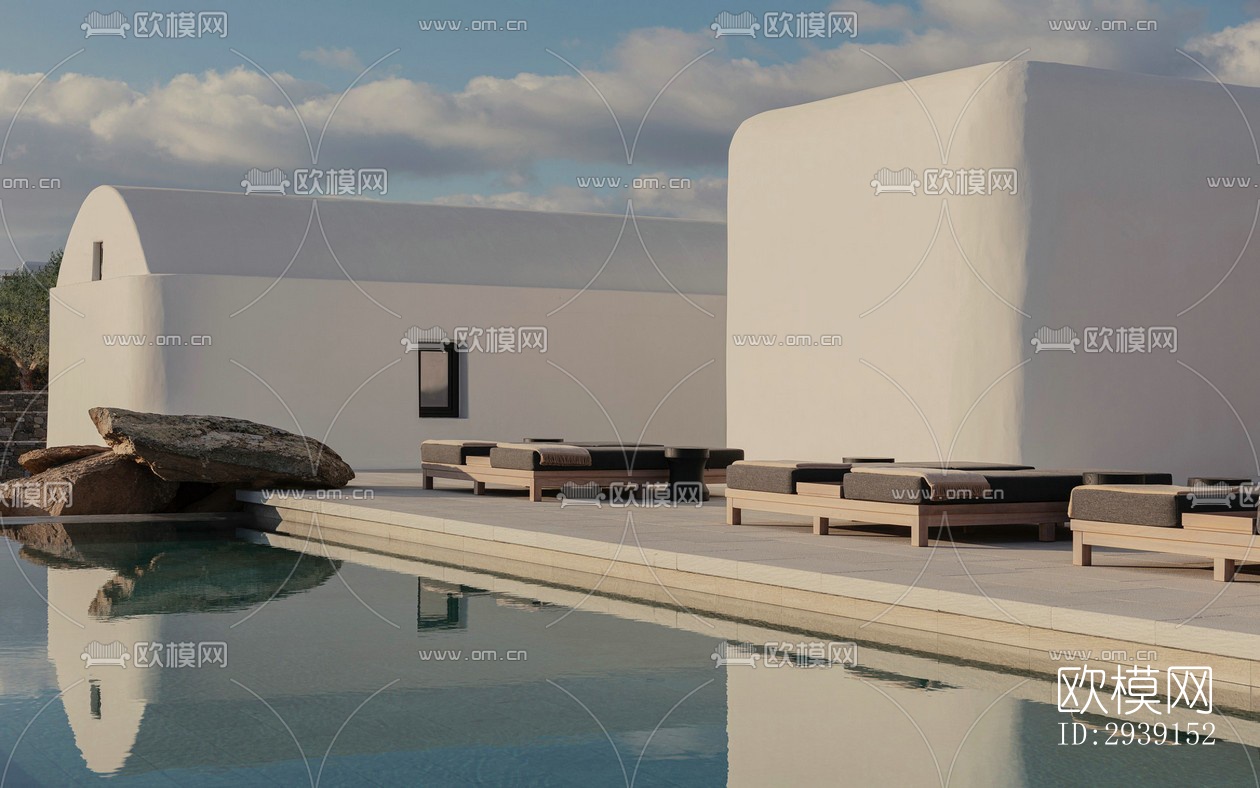 北欧酒店民宿效果图下载（渲染图15）