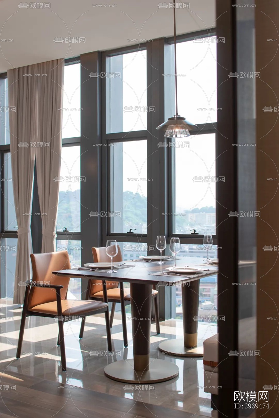 现代酒店民宿效果图下载（渲染图13）