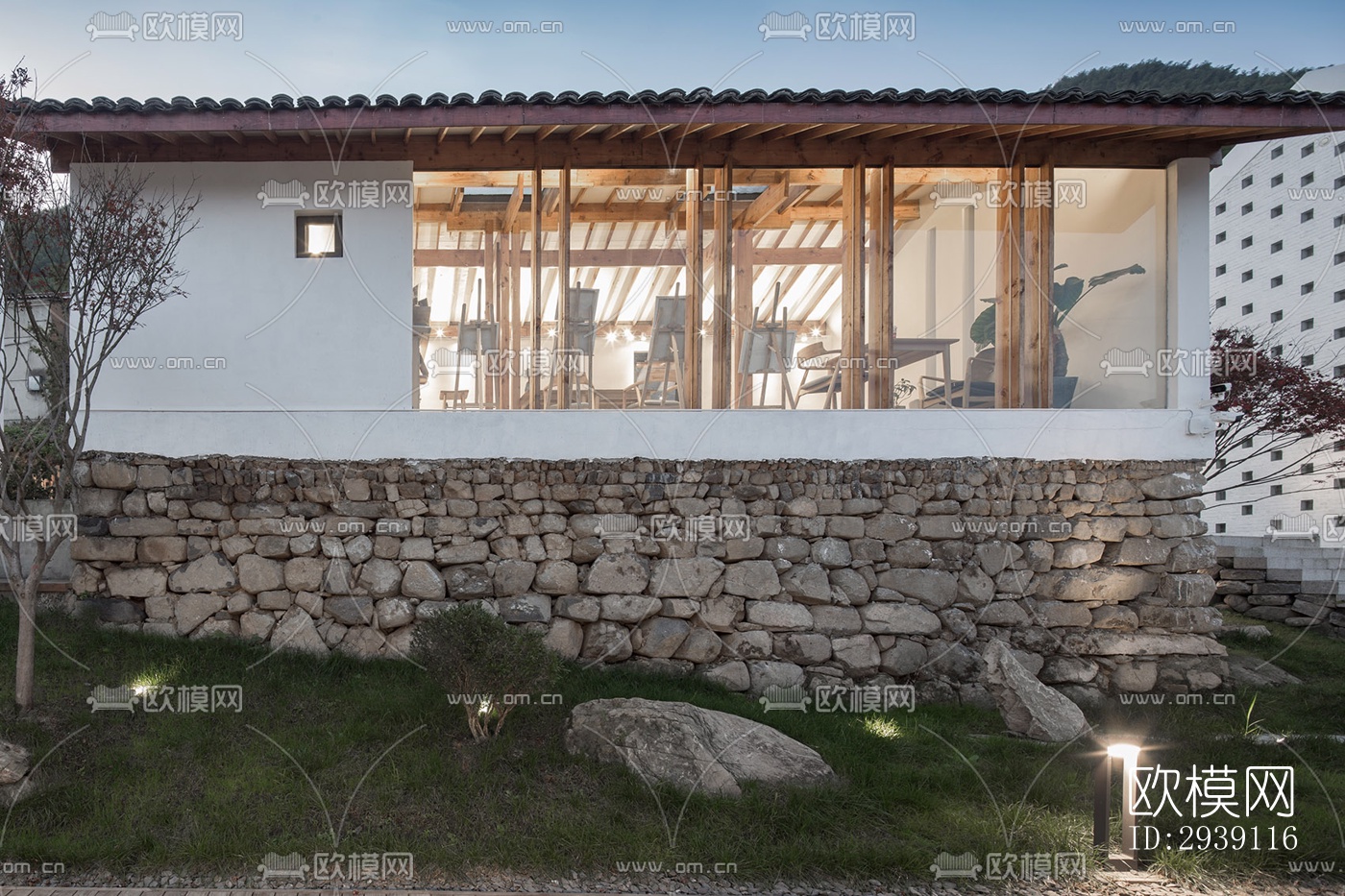 北欧酒店民宿效果图下载（渲染图5）