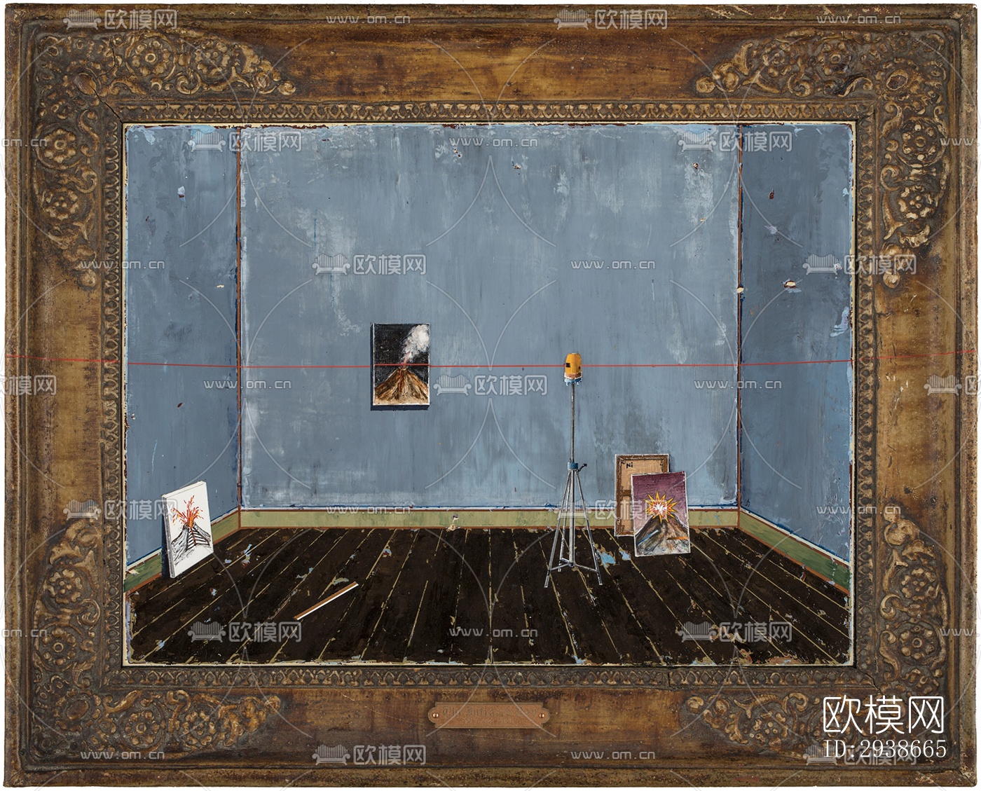 现代展览展厅效果图下载（渲染图8）