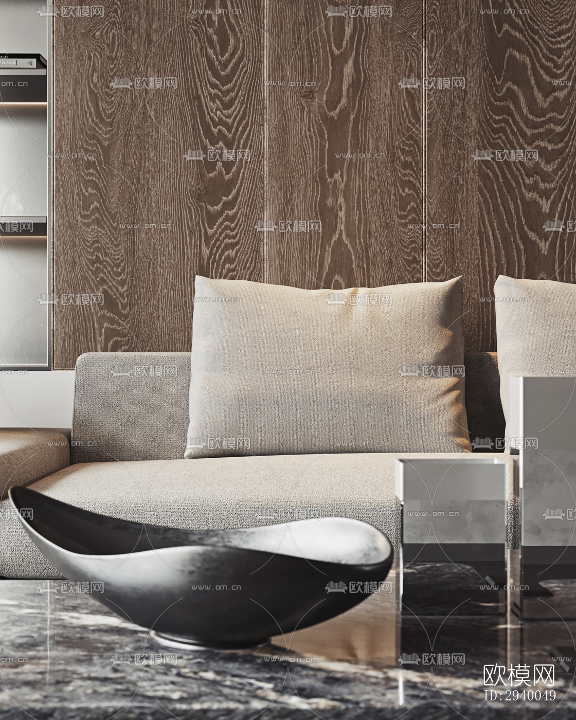 侘寂平层效果图下载（渲染图14）