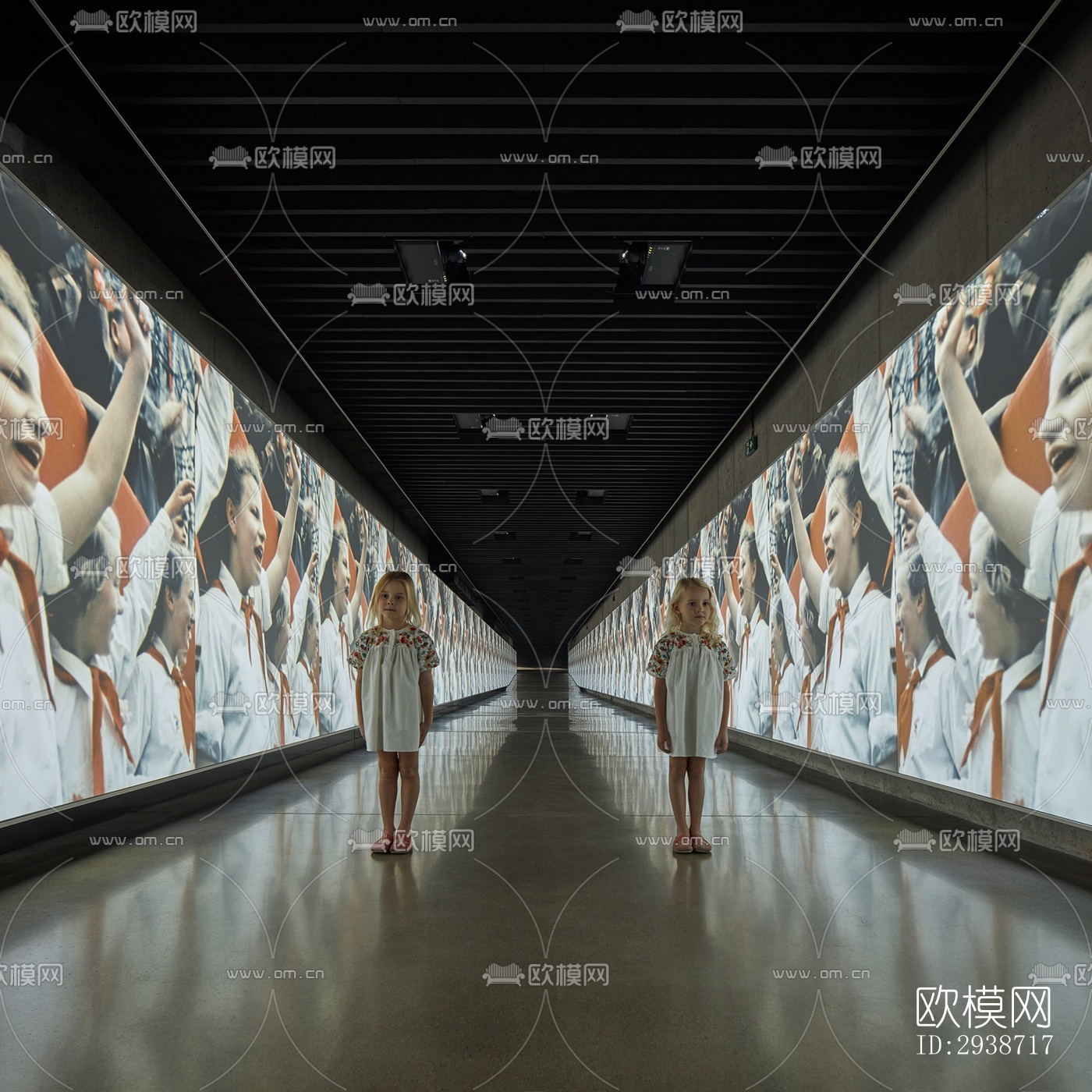 现代展览展厅效果图下载（渲染图20）